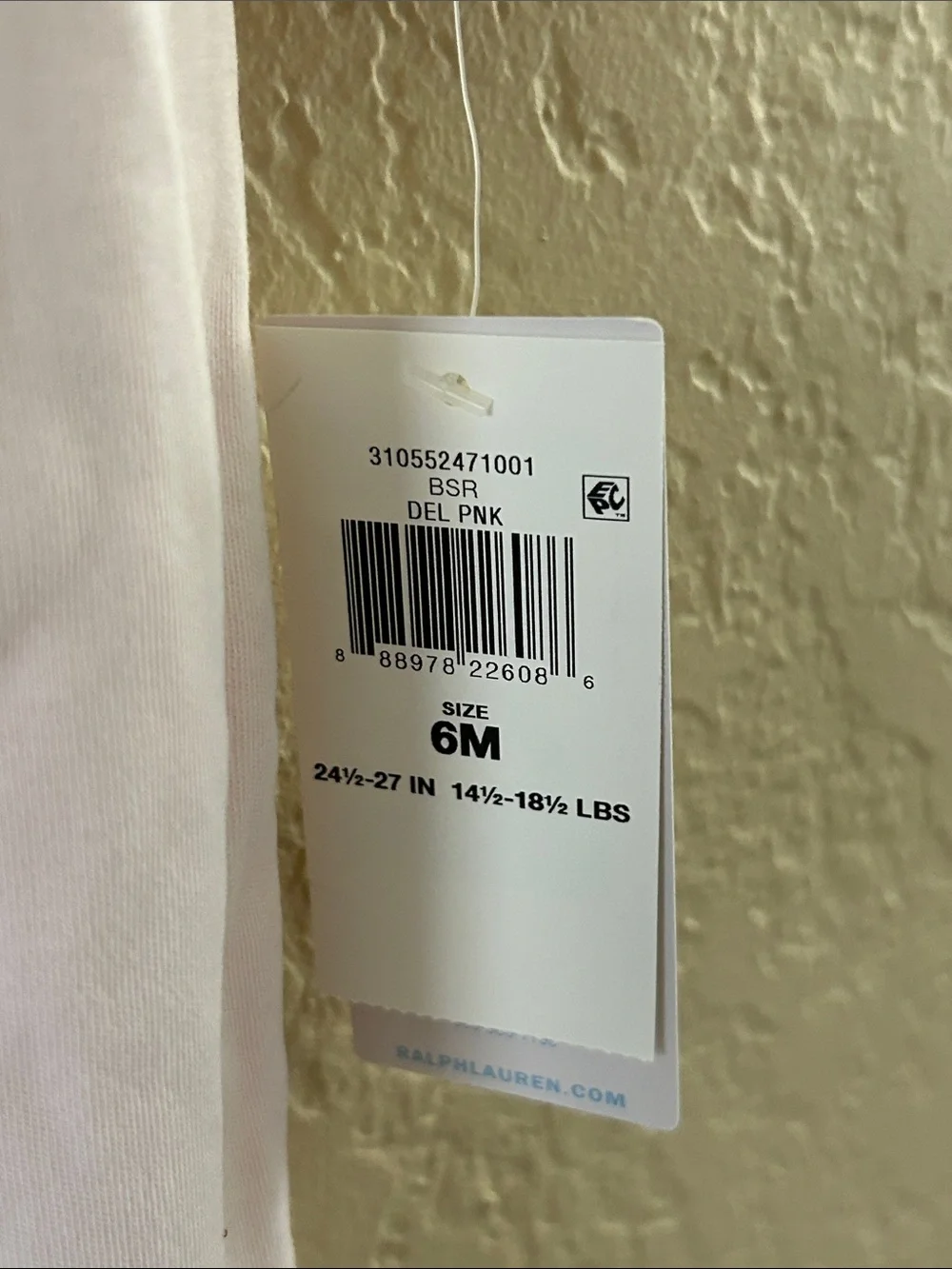 Ralph Lauren soft pale